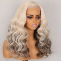 13x6 Ombre Strawberry Blonde Glueless Wig - Body Wave