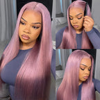 13x6 Pre-Everything Ash Purple Glueless Wig - Silky Straight